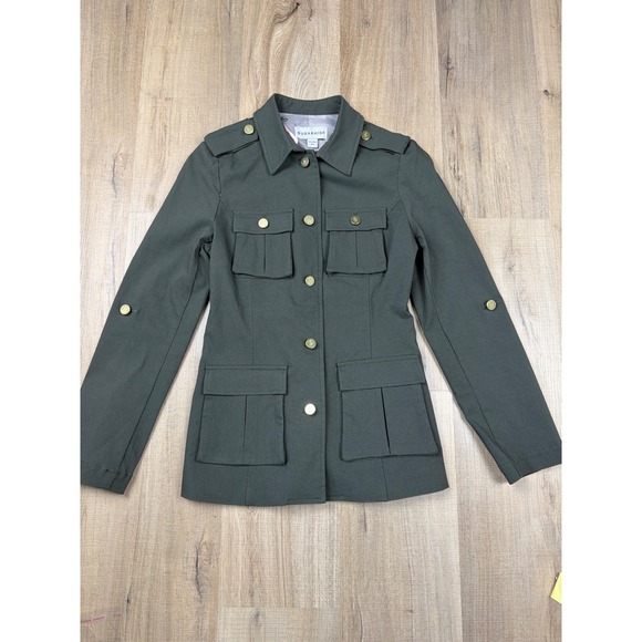 Sugarhigh Jackets & Blazers - Vintage Sugarhigh Safari Utility Jacket XS Wild Spruce Military Cargo NWT